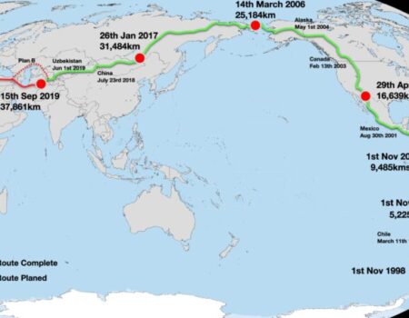 Karl Bushby przemierza pieszo świat już od 27 lat?